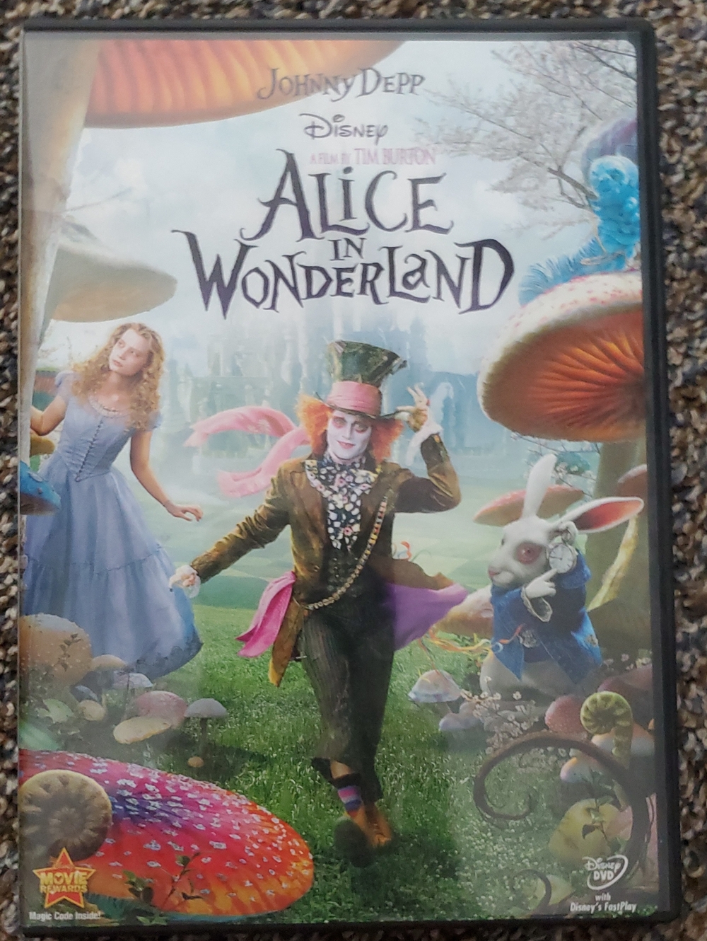 Disney Alice in Wonderland DVD Cover